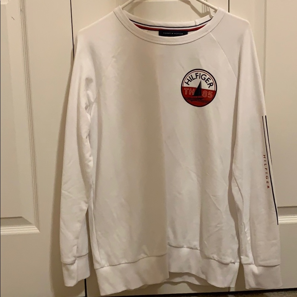 Tommy Hilfiger white long sleeve shirt